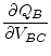 $\displaystyle \frac{\partial Q_B}{\partial V_{BC}}$